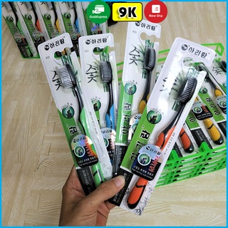 Bàn Chải Đánh Răng Than Tre Hàn Quốc BOSSI Cao Cấp Set 5 Chiếc An Toàn Tuyệt Đối