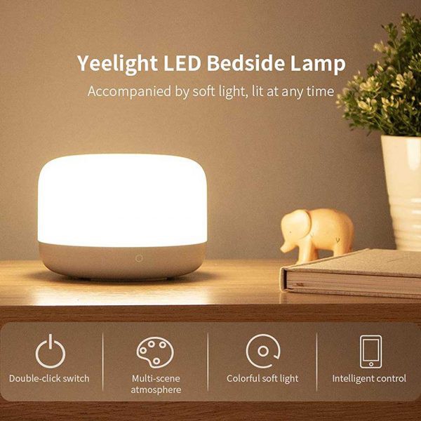 Đèn thông minh Xiaomi Yeelight LED Bedside Lamp D2 - Đèn ngủ để bàn, đổi màu WRGB