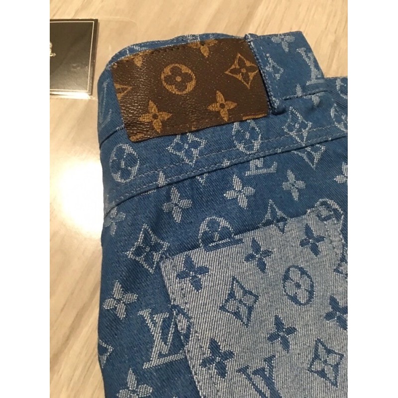 (Order 10-20 ngày) Chân váy jean hoạ tiế LV | BigBuy360 - bigbuy360.vn