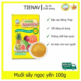 Muối sấy ngọc yến đặc sản đồng tháp gia vị bếp chấm hoa quả an toàn sức khỏe