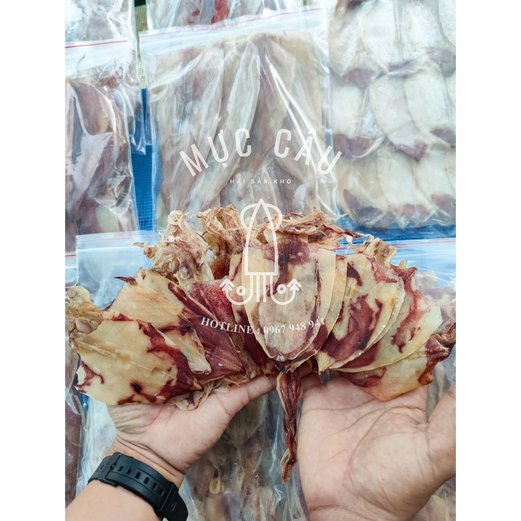 [ ĐỒ ĂN VẶT ] 1 con MỰC ỐNG (ĐẤT) Mực khô size nhỏ - Đảm bảo ngọt, dày cơm, không chất bảo quản