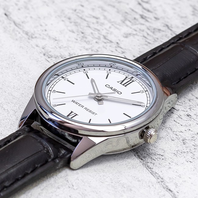 Đồng hồ nữ dây da Casio chính hãng Anh Khuê LTP-V005L-7B2UDF (28mm)