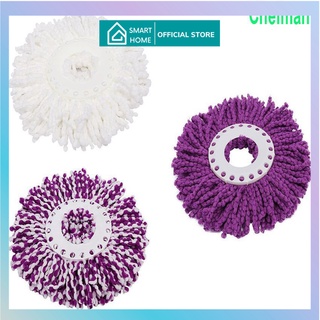  Bông Lau Nhà 360 Độ - COMBO 3 Bông Lau Nhà Thay Thế Chổi Lau Nhà Rời Tròn 