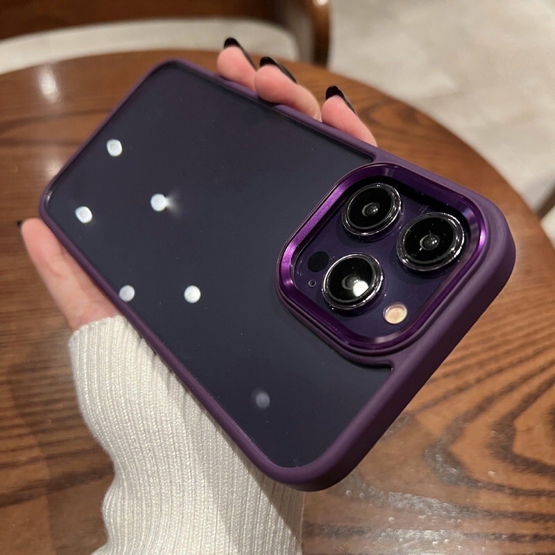 7 màu theo máy - 14 | 14 Plus | 14 Pro | 14 Pro Max - Ốp Iphone Chính hãng X&amp;M dẻo silicon kẻ chỉ viền bảo vệ camera