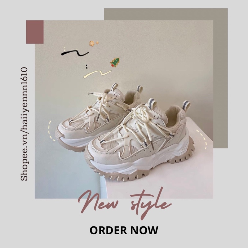 ORDER Giày thể thao đế bự loại 1 ( kèm video và ảnh thật shop chụp )
