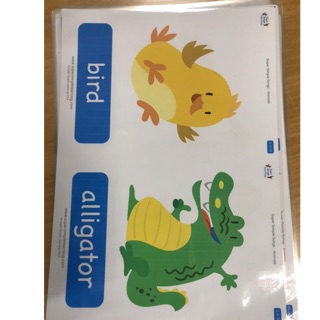 Thẻ học tiếng anh con vật flashcard animals