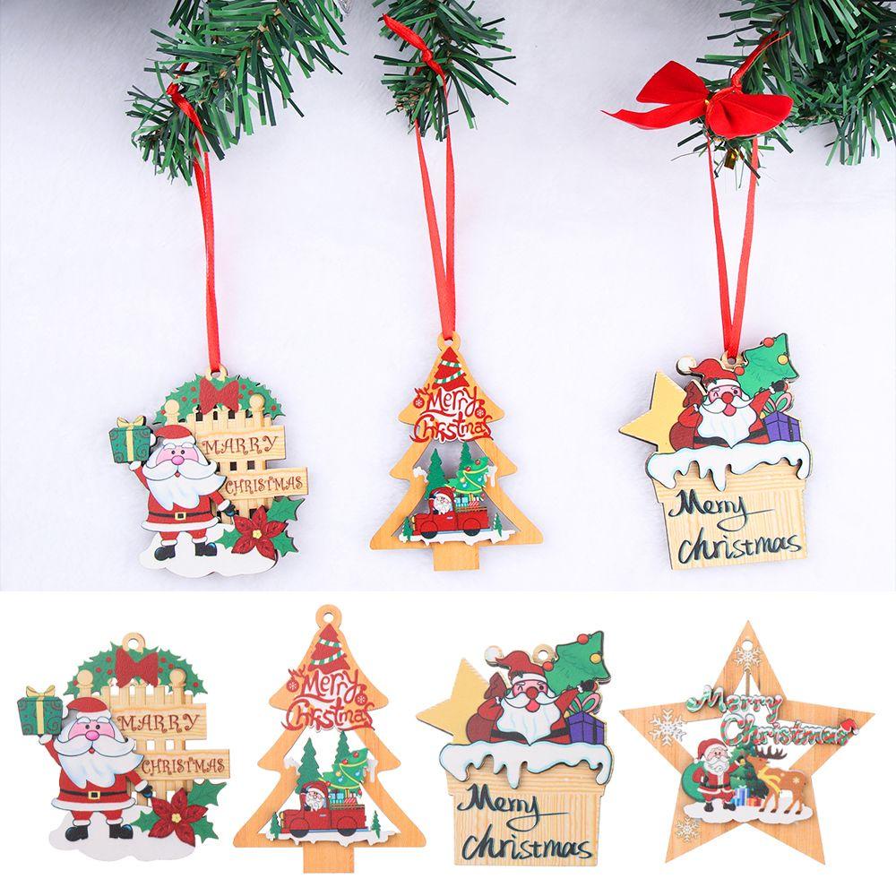 BORAG Dây Treo Trang Trí Giáng Sinh Hình Ông Già Noel