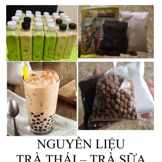 2 Sét trà sữa trân châu!