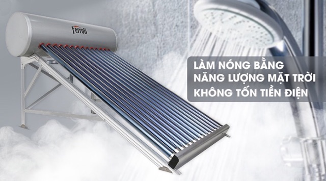 Máy Năng Lượng Mặt Trời Ferroli 160-400l dạng ống