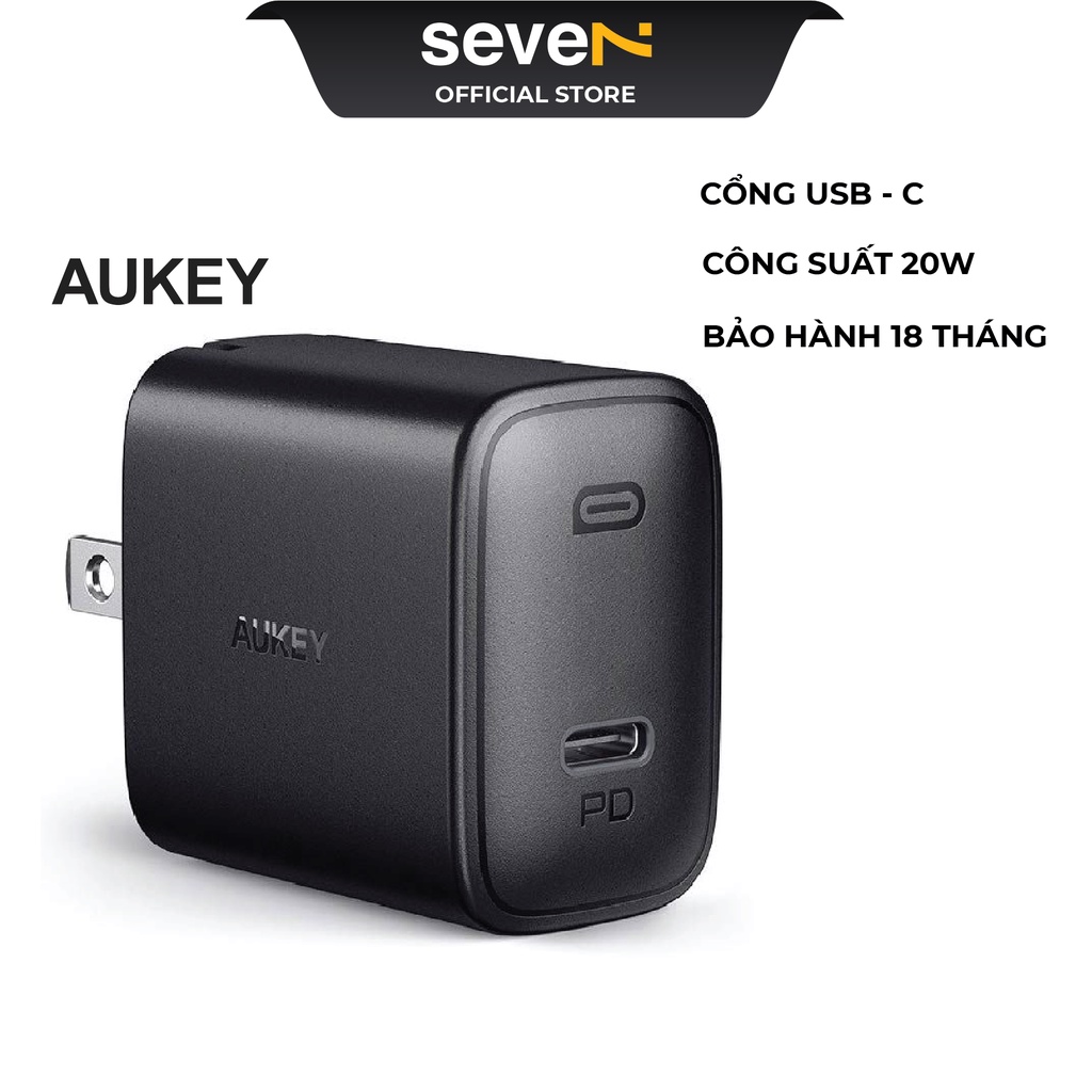 Củ Sạc Nhanh Aukey PA-F1S 20W USB-C PD 3.0