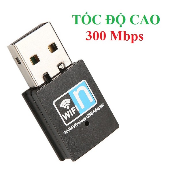 Bộ thu sóng wifi tốc độ cao 300Mb cho máy tính, laptop, usb thu wifi,usb wifi, card mạng wifi