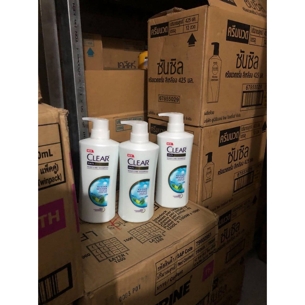 Dầu Gội Clear Thái Lan đánh bay gàu và bã nhờn giúp tóc chắc khỏe 480ml | BigBuy360 - bigbuy360.vn