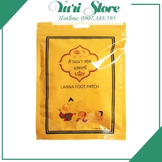 2 Miếng Dán Chân Thải Độc Detox Lanna Foot Patch