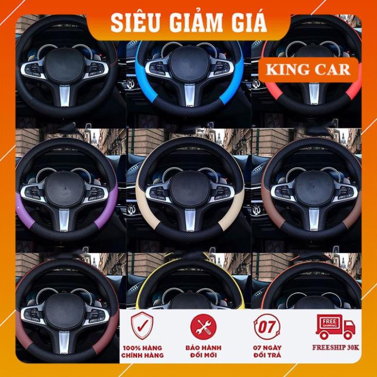 Bọc vô lăng ô tô, bọc vô lăng da cao cấp mẫu mới- kèm ảnh thật feedback - Shop KingCar