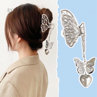 Kẹp Tóc Hình Trái Tim Và Bướm Dễ Thương Xinh Xắn