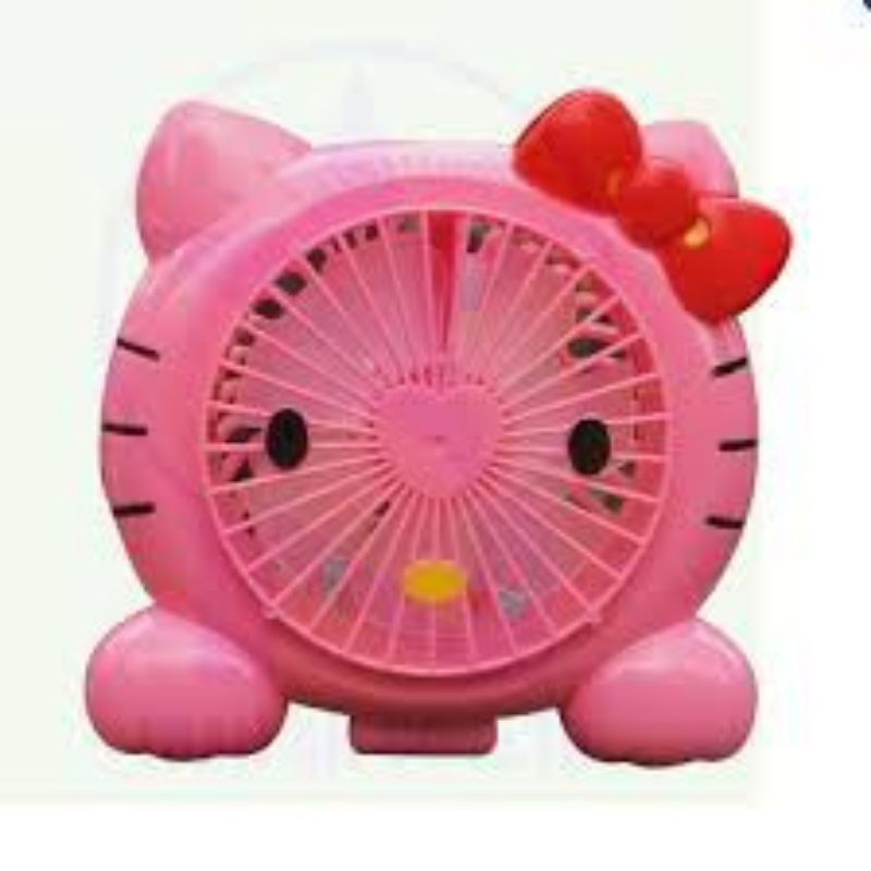 quạt sạc cầm tay, để bàn kitty, Doraemon
