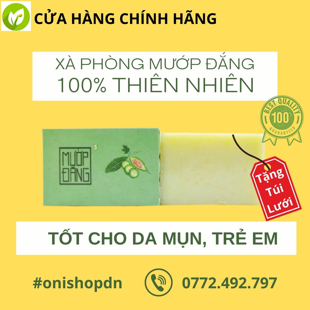 Xà phòng 100% thiên nhiên Mướp Đắng Handmade Sinh Dược 100gr - Oni Shop | BigBuy360 - bigbuy360.vn