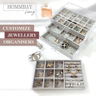 Image of [HOMMBAY LIVING] Makeup Organizer Cosmetic Storage Box Jewellery Jewelry Necklace Earring Skincare Organiser _ LORENA 1