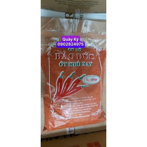 Bột Ớt Mịn  500gr