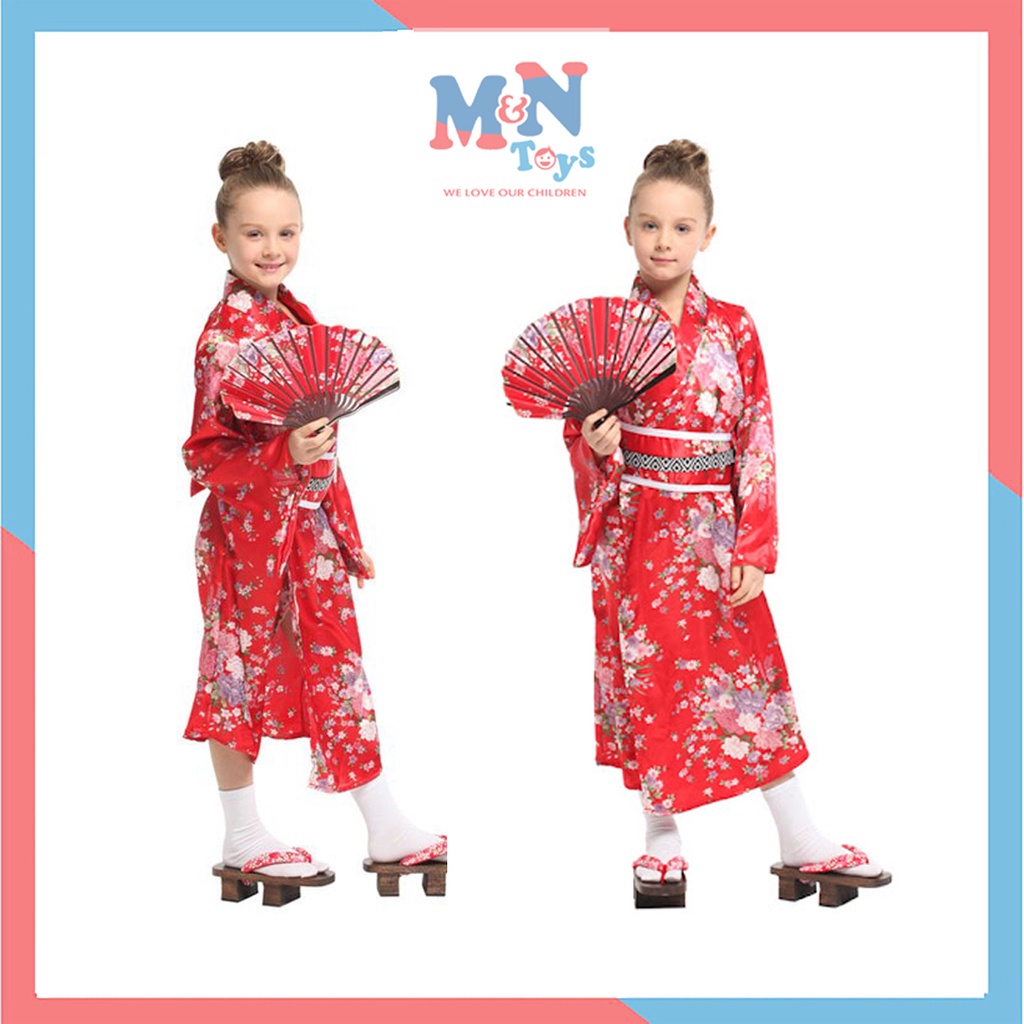 Bộ Kimono kèm quạt hóa trang Halloween cho bé G0350