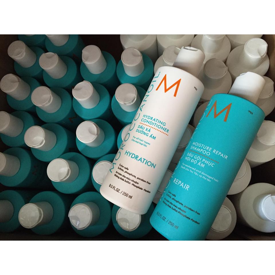 DẦU GỘI XÃ MOROCCANOIL PHỤC HỒI TÓC HƯ TỔN REPAIR 250M x 2