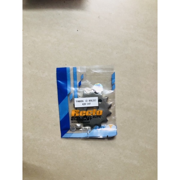 Nhông Sên Dĩa Recto cho ex150 14T 42T 43T sên 9 li vàng gold