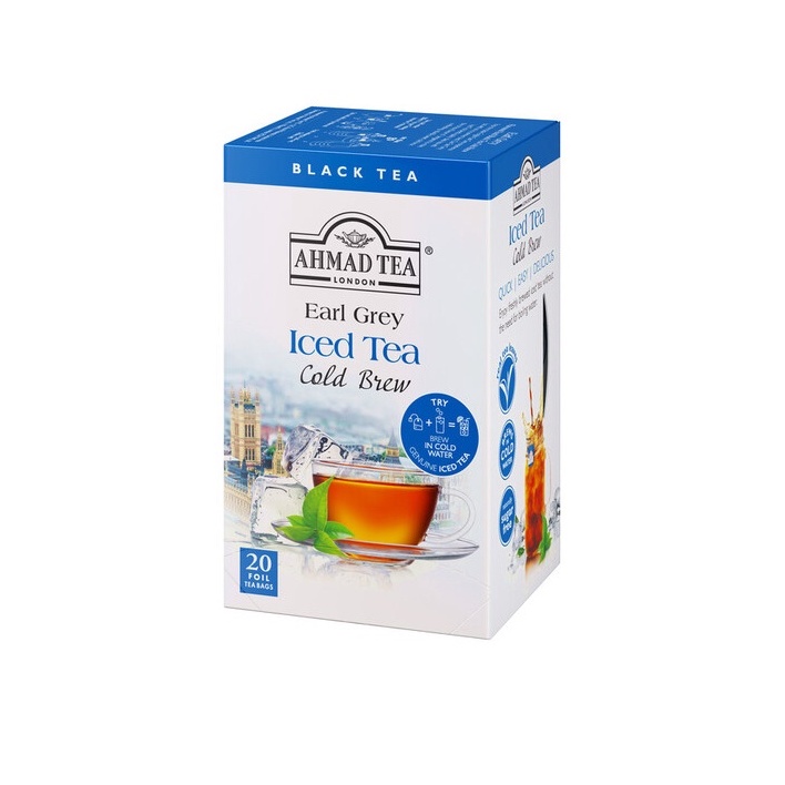 TRÀ PHA LẠNH AHMAD ANH QUỐC - BÁ TƯỚC (40g) - Earl Grey Cold Brew - Phù hợp trong những ngày hè