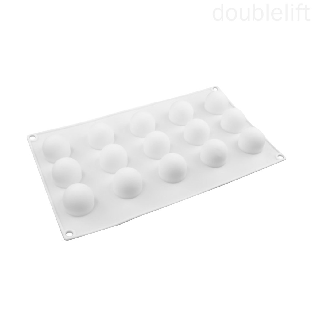 Khuôn Silicone Làm Bánh Tạo Hình Quả Cầu 3d 15 Ngăn Tiện Dụng