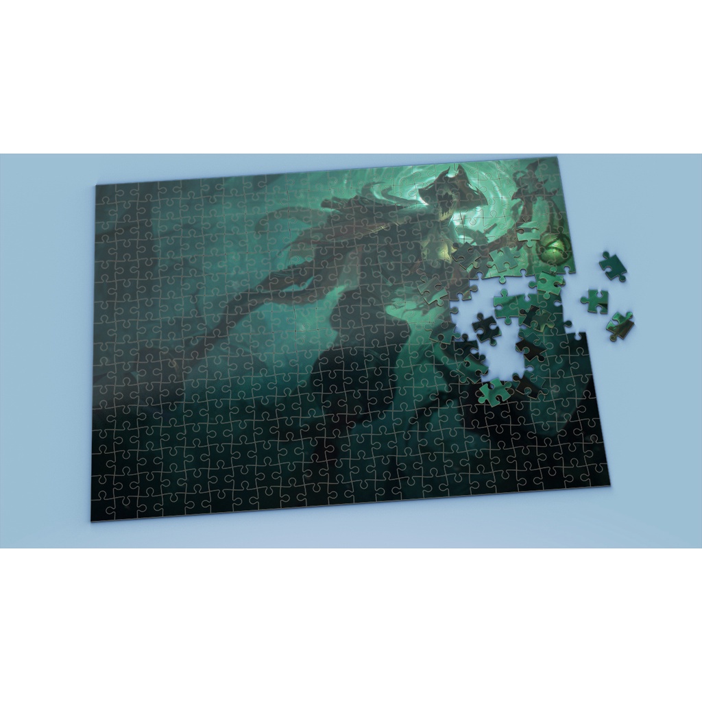 Tranh ghép hình A4, A5 League of Legends, xếp hình FIDDLESTICKS - Mẫu 2