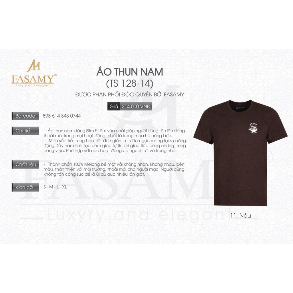 Áo Thun Nam TS 128-14