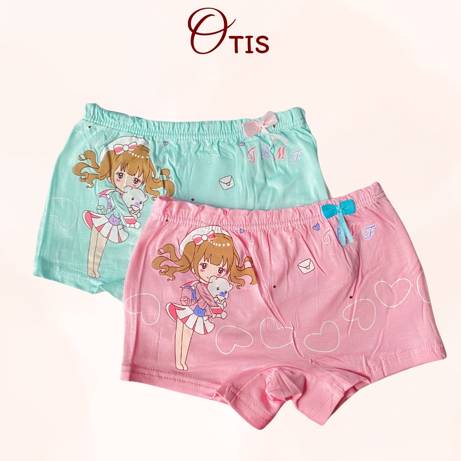 Quần Đùi Trẻ Em Cotton Co Dãn Thoải Mái Họa Tiết Siêu Xinh OTIS Ngẫu Nhiên