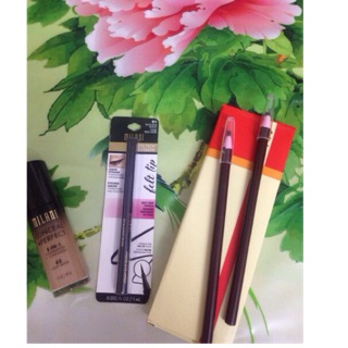 Combo 1 kem nền 03 + 2 chì kẻ mày + 1 kẻ mắt nước Milani