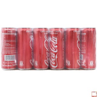Thùng 24 lon nước ngọt Coca Cola lon 330ml