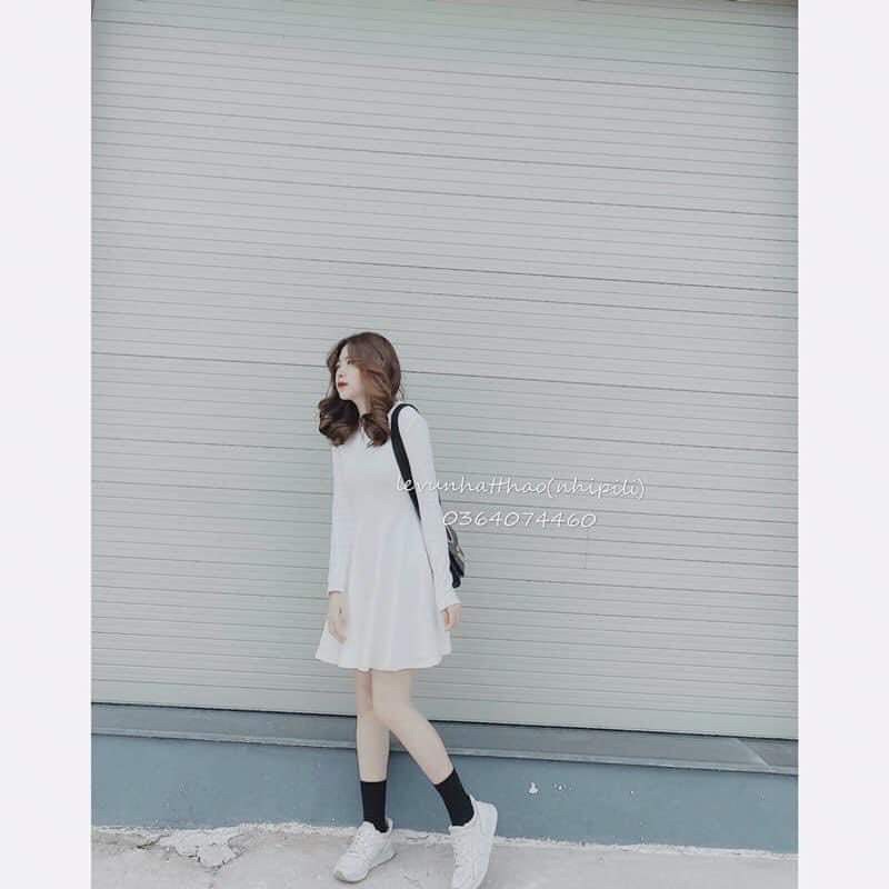 [Mã FAXANH1505 giảm 10K đơn 50K] Váy xoè tay dài HSU1 | BigBuy360 - bigbuy360.vn