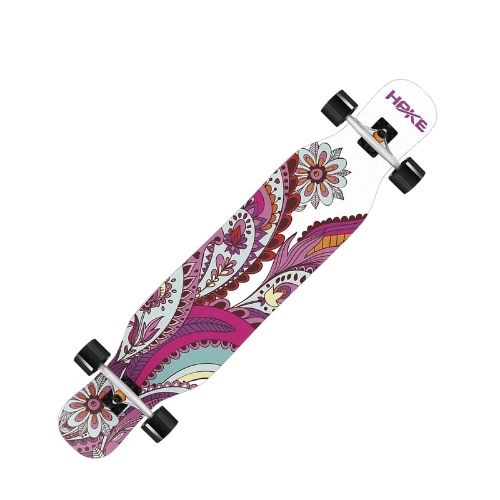 Ván Trượt Cougar-Longboard HPKE-02 Cao Cấp, Mặt Nhám Dành Cho Người Lớn Và Trẻ Em