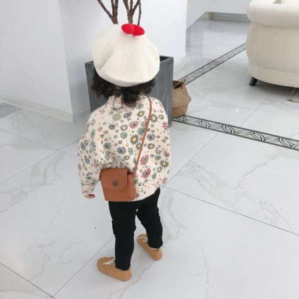 Áo Sweater cổ tròn in họa tiết phong cách Retro Hàn Quốc mới cho nữ