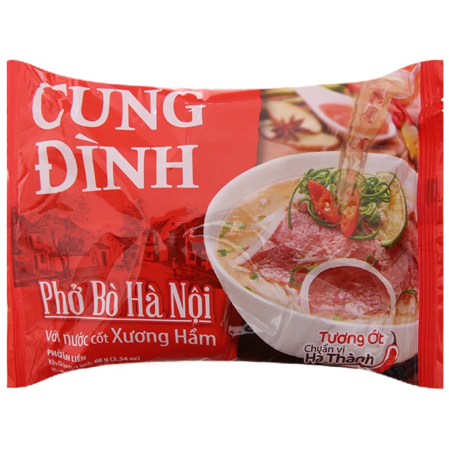 Phở Cung Đình Gói 68g Bò Gà