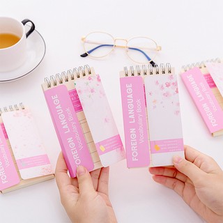 SỔ HỌC TỪ VỰNG HOA ANH ĐÀO 75 TRANG TIỆN DỤNG