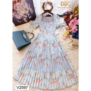 [Chính hãng DVC] Váy thiết kế cao cấp V2597