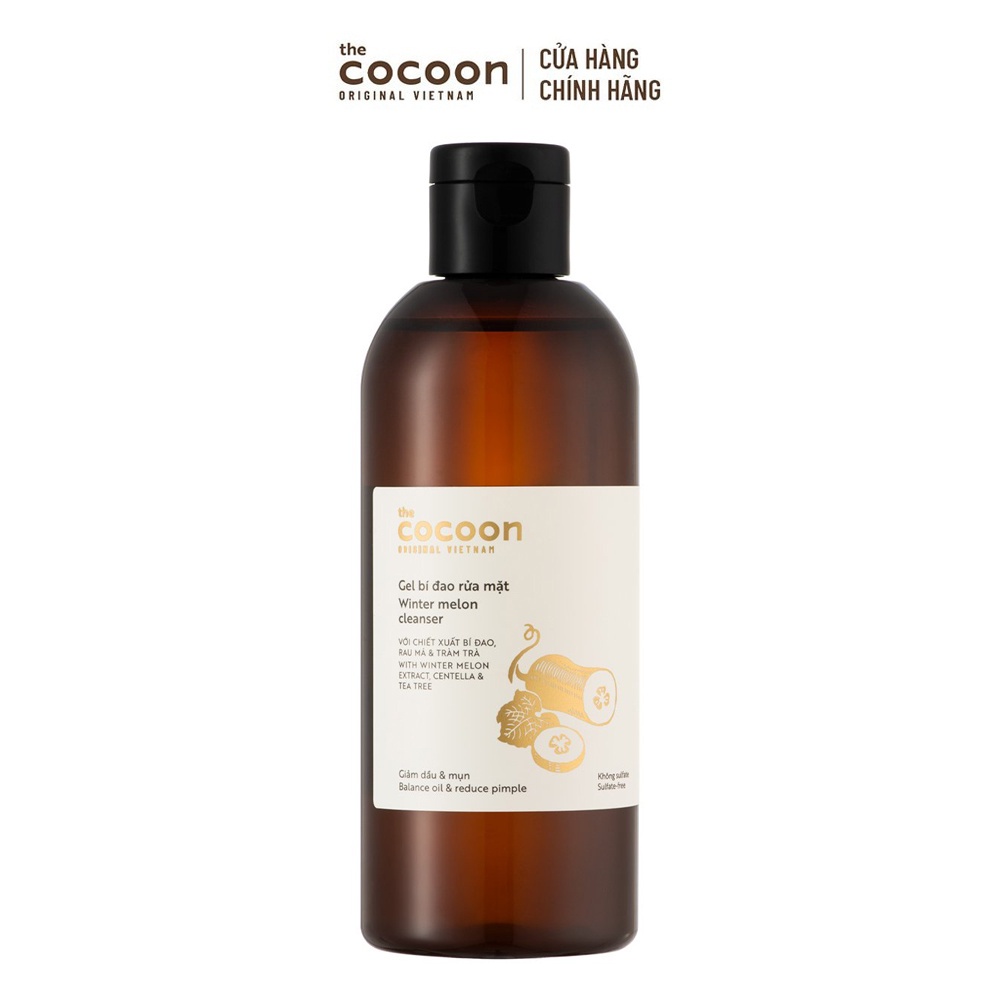 [310ml] Gel bí đao rửa mặt Cocoon giảm dầu & mụn 310ml