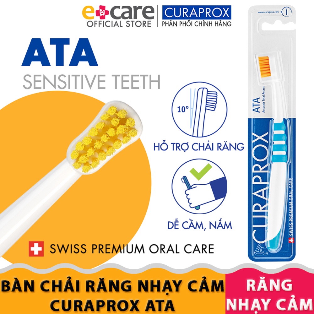 Bàn chải răng siêu mềm cho răng nhạy cảm Curaprox ATA