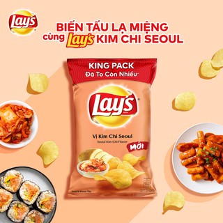 [Snack Lay's] Khoai Tây Lát Vị Kim Chi 35gr🎉+20%🎉 hoặc 63gr