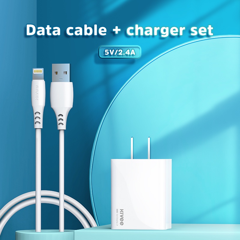 Cáp sạc KIVEE 2.1a Cáp USB to dài 1,2 mét phù hợp với ip