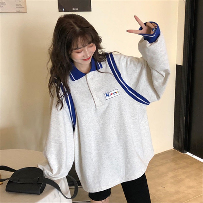 Áo Thun Tay Dài Có Cổ Cá Tính Hợp Thời Trang Dành Cho Nữ | BigBuy360 - bigbuy360.vn