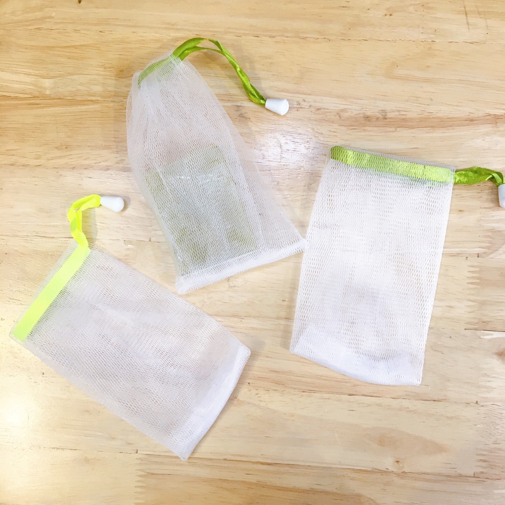 Túi tạo bọt nhanh Green Farm túi lưới tạo bọt siêu bền nhỏ gọn