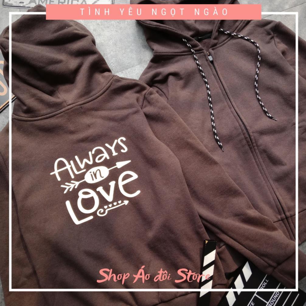 Áo khoác cặp nam nữ - COUPLE STORE  - Áo khoác nỉ chất liệu cotton cao cấp,form chuẩn đẹp! CÓ TẶNG KÈM STICKER ỦI ÁO