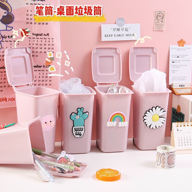Đựng bút hình thùng rác