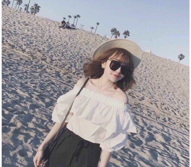 Áo bẹt vai voan xinh (gb) | BigBuy360 - bigbuy360.vn