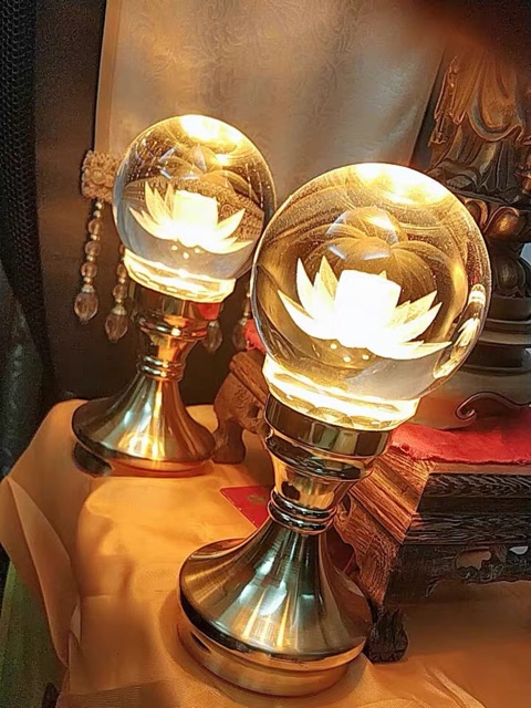 CÂY ĐÈN LED HOA SEN THÂN ĐẾ HỢP KIM | BigBuy360 - bigbuy360.vn