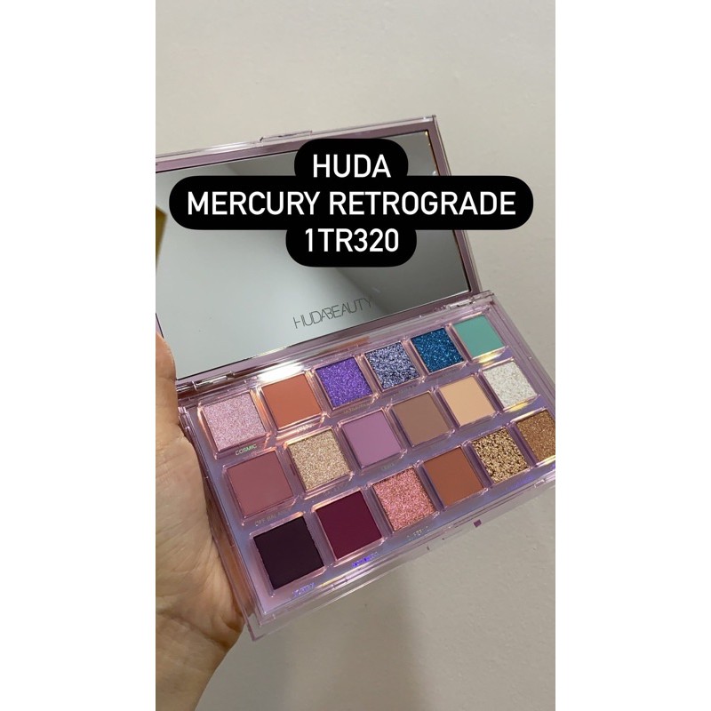 SALE Bảng Mắt Huda Auth Bill Mỹ Rose Gold Remastered & Mercury Retrograde